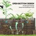 Galvanized Raised Garden Bed, Steel Outdoor Planters With Reinforced Rods, 71" X 36" X 23", Black_maomaolike.com