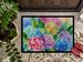 Hydrangeas In Watercolor Doormat Front Door Mat Indoor Outdoor Rugs For Entryway, Non Slip Washable Low Pile, 24H X 36W_maomaolike.com
