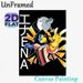 Anime Abstract Character Painting Poster, Vibrant Stylized Split Cartoon Figure Poster, Eye-catching Artistic Decor Ideal For Bedroom, Living Room And_maomaolike.com