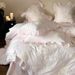 French Princess Style Pure Lace Four-Piece Set Washed Cotton Floral Duvet Cover Bed Sheet Girly Bedding_maomaolike.com