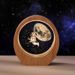 3D Engraved Luminous Crystal Night Light With Wooden Base Desktop Decoration Ornament Birthday Gift For Girlfriends_maomaolike.com