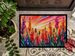 Gladiolus In Color Doormat Front Door Mat Indoor Outdoor Rugs For Entryway, Non Slip Washable Low Pile, 24H X 36W_maomaolike.com