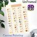 Thai Alphabets Painting Poster, Vibrant Cartoon-style Illustrated Poster, Practical Thai Language Learning Aid, Suitable For Home Study And Language_maomaolike.com