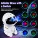 Astronaut Galaxy Projector Night Light White Holding Star, Stars Projectors Lamp For Kids Bedroom, Space Decor & Gift_maomaolike.com