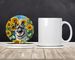 Norwegian Elkhound In Sunflowers Large Sandstone Coasters Pack Of 4 Absorbent Round Coasters Decor Gifts For Men Or Women, 4 In, Multicolor_maomaolike.com