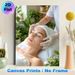 Facial Skincare Treatment Painting Poster, Serene Warm-toned Spa Scene Poster, Calming Visual Decor Option For Beauty Salons And Spa Waiting Areas_maomaolike.com