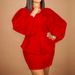 Women's Clothing Temperament Commuter Puff Sleeve Top Hip Skirt Suit_maomaolike.com