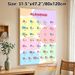 Albanian Alphabet Painting Poster, Vibrant Colorful Alphabet Chart Poster, Clear Letter Reference For Learning Albanian, Suitable For Language_maomaolike.com