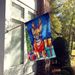 French Bulldog Christmas Reindeer House Flag Large Porch Sleeve Pole Decorative Outside Yard Banner Artwork Wall Hanging, Polyester, House Size, Multicolor_maomaolike.com