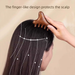 Xincaotang 4-in-1 Massage Gua Sha Finger Meridian Head Neck Triangle Comb Multi-Functional_maomaolike.com