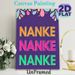 NANKE Typography Painting Poster, Vibrant Retro-style Colorful Lettering Poster, Eye-catching Bold Text Design Ideal For Home Wall Decor, Living Room_maomaolike.com