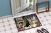Flat-Coated Retriever Cozy Christmas Doormat Front Door Mat Indoor Outdoor Rugs For Entryway, Non Slip Washable Low Pile, 24H X 36W_maomaolike.com