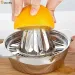 Portable Lemon Orange Manual Fruit Juicer 304 Stainless Steel Kitchen Accessories Tools Citrus Raw Hand Pressed Juice_maomaolike.com