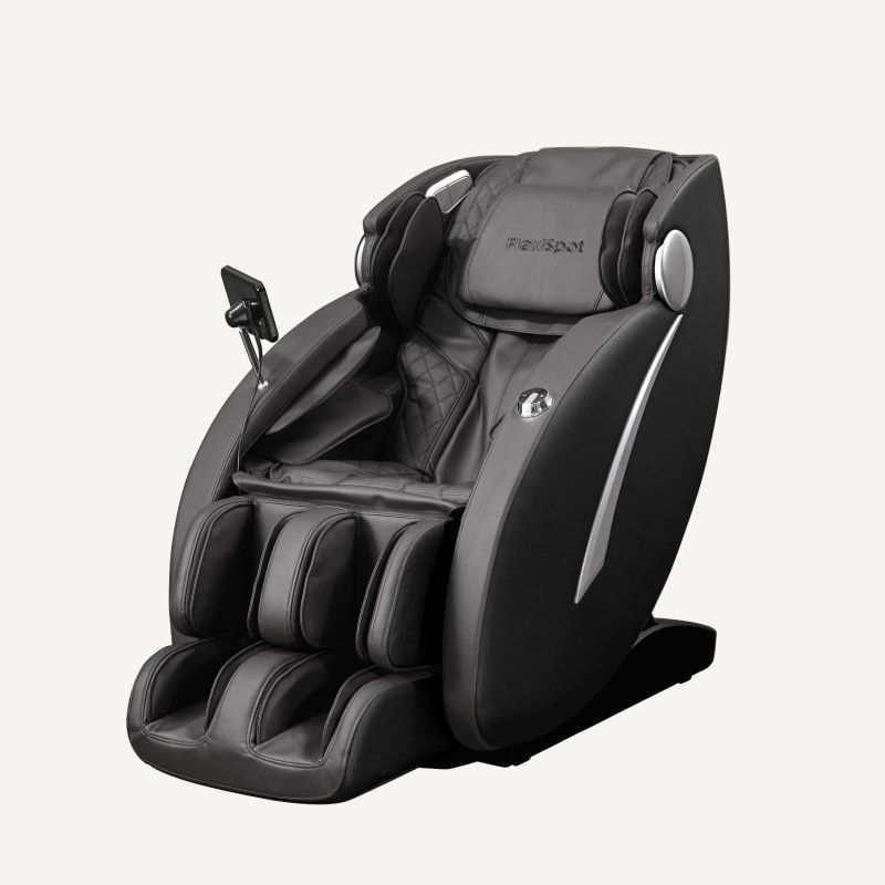 Massage Chair Full Body, Zero Gravity SL-Track Shiatsu Massage Recliner Chair With Body Scan, Airbags, Foot Rollers, Deep Yoga Stretch, Heating (Black)_maomaolike.com