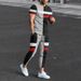 Men's Clothing loose sports suit 3D digital printing personalized fashion short-sleeved trousers_maomaolike.com