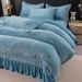 Wholesale Nordic Style Carved Four-Piece Autumn Winter Thickened Bed Cover Jacquard Milk Warm Coral Velvet 4-Piece Set_maomaolike.com