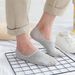 Solid color men's classic black and white socks men's business tube cotton socks cotton socks breathable comfortable invisible socks_maomaolike.com
