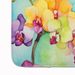 Orchids In Watercolor Memory Foam Kitchen Mat Machine Washable Anti-Fatigue Mat Cushion Comfort Bath Mat Or Kitchen Rug_maomaolike.com