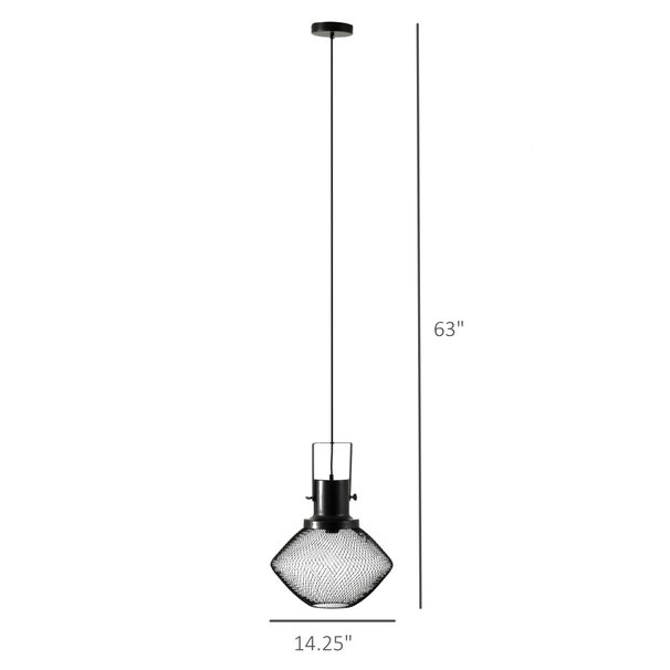 Industrial Pendant Light Fixtures With Adjustable Hanging Chain, Black_maomaolike.com