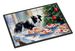 Border Collie Christmas Cookies Doormat Front Door Mat Indoor Outdoor Rugs For Entryway, Non Slip Washable Low Pile, 24H X 36W_maomaolike.com