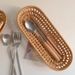 Japanese Handmade Rattan Small Tray Bread Snacks Cutlery Desktop Storage Fruit Snack Basket_maomaolike.com