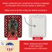 Doberman Pinscher Holiday Christmas Porcelain Ornament Christmas Tree Hanging Decorations For Home Christmas Holiday, Rectangle, Gift, Multicolor_maomaolike.com