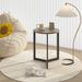 19.68"H Round Side Table, Round Accent End Table With Sturdy Metal Frame, Round Nightstand, For Living Room, Bedroom, Balcony, Office_maomaolike.com