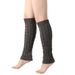 Unisex Twisted leg warmers knitted wool leg warmers for women's warm pile socks pigeonhole wool leg warmers boot covers_maomaolike.com
