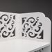 WPC - 5 Layers Carved Shoe Rack - A - 42X24X80cm_maomaolike.com