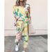Women's Clothing autumn and winter printed casual long sleeved women's sports suit_maomaolike.com