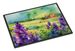 New Jersey Violet In Watercolor Doormat Front Door Mat Indoor Outdoor Rugs For Entryway, Non Slip Washable Low Pile, 24H X 36W_maomaolike.com