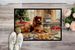 Cocker Spaniel Christmas Cookies Doormat Front Door Mat Indoor Outdoor Rugs For Entryway, Non Slip Washable Low Pile, 24H X 36W_maomaolike.com