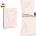 Starfish Themed Painting Poster, Soft Pink Minimal Line-style Starfish Poster, Calming Ocean-themed Decor Suitable For Bathroom, Bedroom And_maomaolike.com