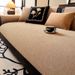 Home Textile Modern Simple Sofa Cushion Universal For All Seasons Wabi Sabi Style Green Chenille Sofa Cover Non Slip Solid Color Seat Cushion Cover_maomaolike.com