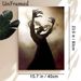 Dark Witch Painting Poster, Mysterious Gloomy Smoky Silhouette Poster, Eerie Atmospheric Design For Home Wall Decor, Halloween-themed Spaces_maomaolike.com