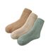 Winter Rabbit Wool Socks Women Thickened and Velvet Warm Sleep Towel Socks Men's Terry Socks Solid Color Snow Socks_maomaolike.com