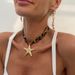 Ingemark 7 Styles Ethnic Multilayer Velvet Chain Necklace Women 2025 New Fashion Metal Conch Starfish Heart Pendant Neck_maomaolike.com