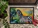 Zebra Doormat Front Door Mat Indoor Outdoor Rugs For Entryway, Non Slip Washable Low Pile, 24H X 36W_maomaolike.com