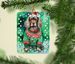 Sussex Spaniel Christmas Porcelain Ornament Christmas Tree Hanging Decorations For Home Christmas Holiday, Rectangle, Gift, Multicolor_maomaolike.com