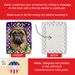 Bullmastiff King Of Mardi Gras Porcelain Ornament Christmas Tree Hanging Decorations For Home Christmas Holiday, Rectangle, Gift, Multicolor_maomaolike.com