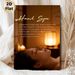 Head Spa Painting Poster, Warm-hued Tranquil Spa Scene Poster, Soothing Design To Enhance Relaxing Atmosphere For Spa Salons And Wellness Spaces_maomaolike.com