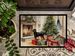 Black And Tan Coonhound Cozy Christmas Doormat Front Door Mat Indoor Outdoor Rugs For Entryway, Non Slip Washable Low Pile, 24H X 36W_maomaolike.com