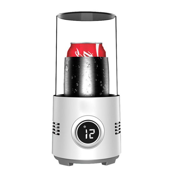 2 In 1 Fast Cooling Heater Portable Electric Cans Beverage Coffee Milk Drinks Holder Warmer Mug Cooler Cup_maomaolike.com