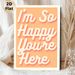 Warm Welcome Quote Painting Poster, Soft Peach-toned Retro Typographic Poster, Uplifting Heartfelt Message, Ideal For Living Room, Entryway And Cozy_maomaolike.com