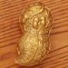 Brass Peanut Good Things Happen Flowers Bloom Wealth Creative Pendant Gold Bean Hand Grip Keychain Accessory_maomaolike.com
