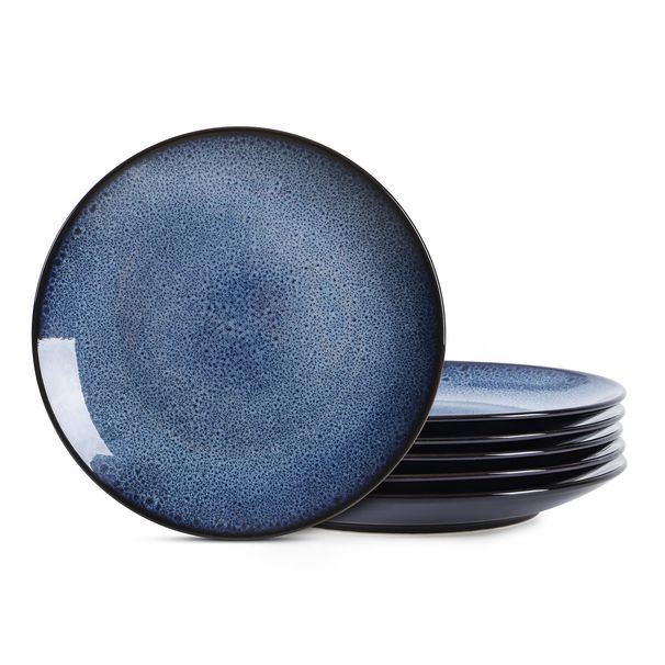 Steak Plate Creative Western Food Plate Vegetable Plate Set Of 6 For Cereal, Salad, Pasta, Soup, Dessert, Serving Dishwasher, Microwave And Oven_maomaolike.com