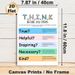T.H.I.N.K. Mindful Speech Painting Poster, Vibrant Color-blocked Educational Typographic Poster, Guides Thoughtful Communication, Ideal For Office_maomaolike.com