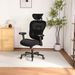 Big And Tall Office Chair Mesh Breathable, Gaming Chair With Adjustable Backrest Height & Headrest Angle & Adaptive Lumbar Lupport, Executive Computer Desk Chair With 2D Flip-Up Arms, Black_maomaolike.com
