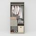 Closet Organizer System, Closet System With Drawers, Clothes Organizer With Closet Shelves Wall Mounted, Grey Wardrobe Closet With Clothing Racks For Hanging Clothes(32"W X 16"D X 71"H)_maomaolike.com