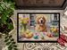Decorating Easter Golden Retriever Doormat Front Door Mat Indoor Outdoor Rugs For Entryway, Non Slip Washable Low Pile, 24H X 36W_maomaolike.com